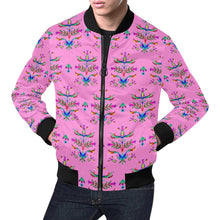 Load image into Gallery viewer, Dakota Damask Cheyenne Pink Bomber Jacket for Men
