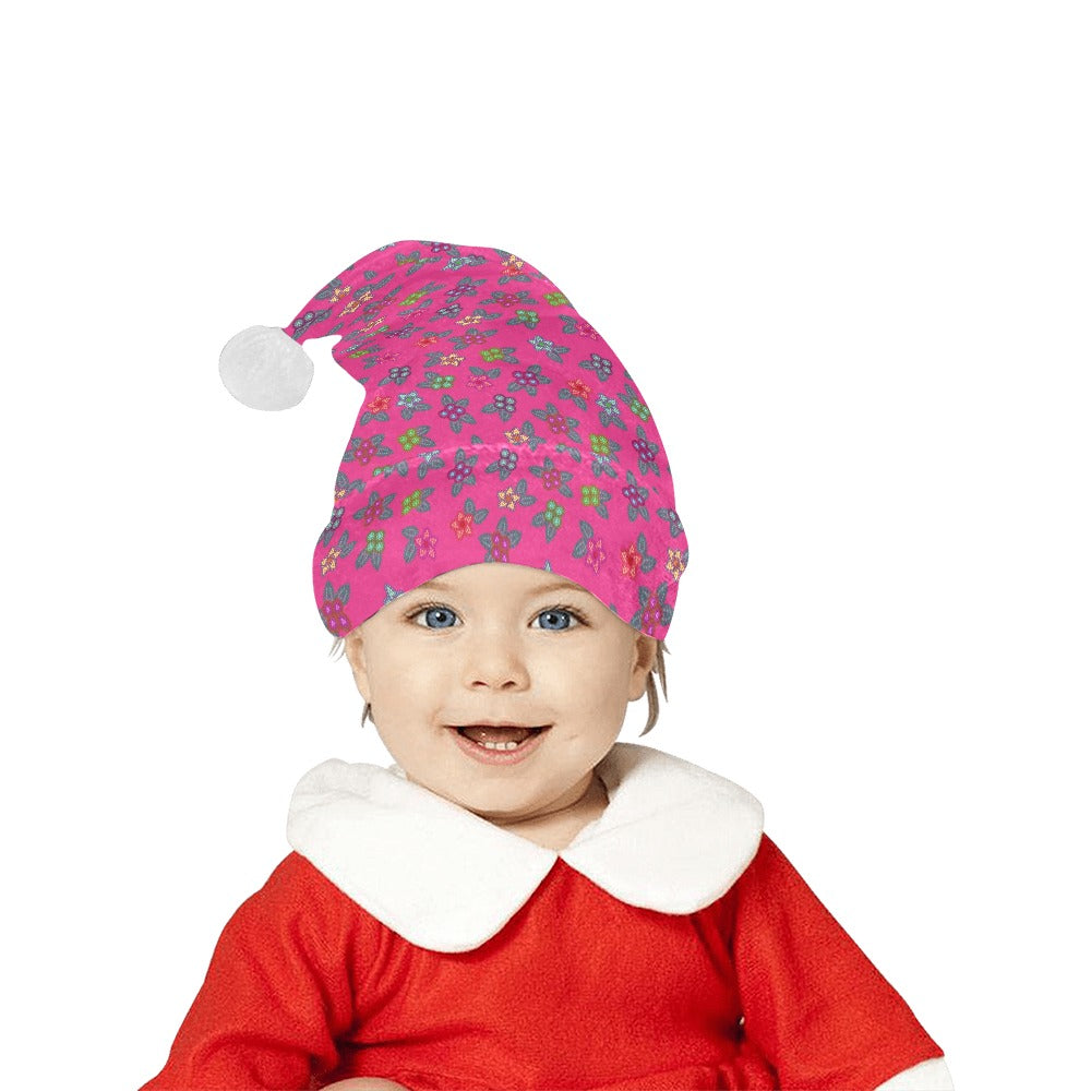 Berry Flowers Santa Hat