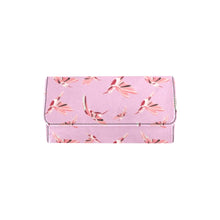 Load image into Gallery viewer, Strawberry Pink Women&#39;s Trifold Wallet
