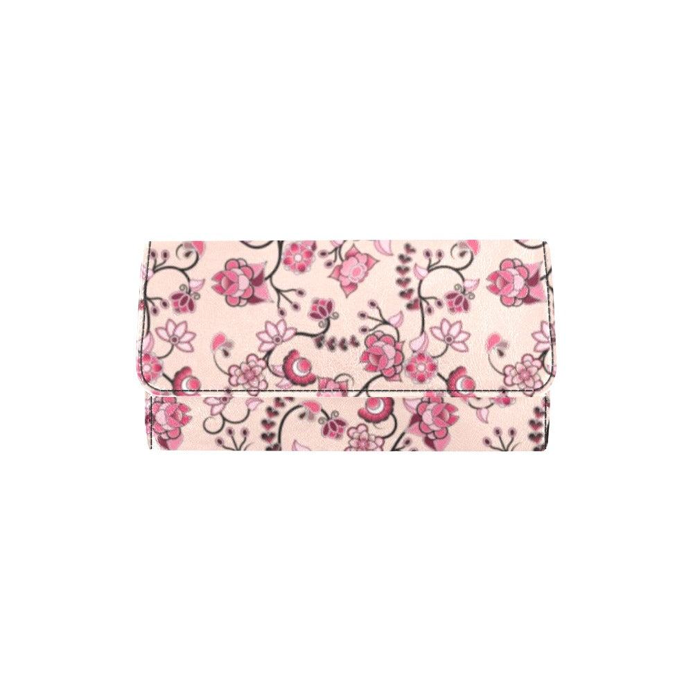 Floral Amour Women's Trifold Wallet