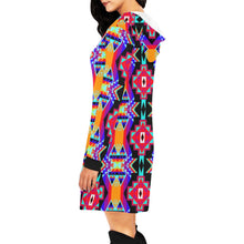 Load image into Gallery viewer, Fancy Bustle Hoodie Dress
