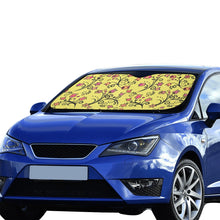 Load image into Gallery viewer, Key Lime Star Car Sun Shade 55&quot;x30&quot;
