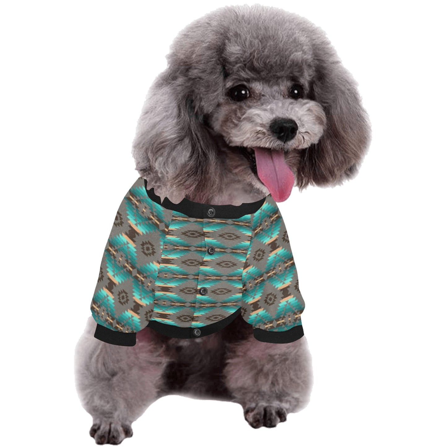 Cree Confederacy Pet Dog Round Neck Shirt