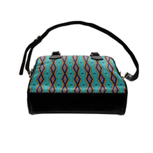 Load image into Gallery viewer, Diamond in the Bluff Turquoise Shoulder Handbag
