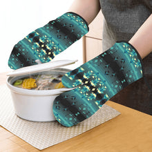 Load image into Gallery viewer, Inspire Green Oven Mitt &amp; Pot Holder
