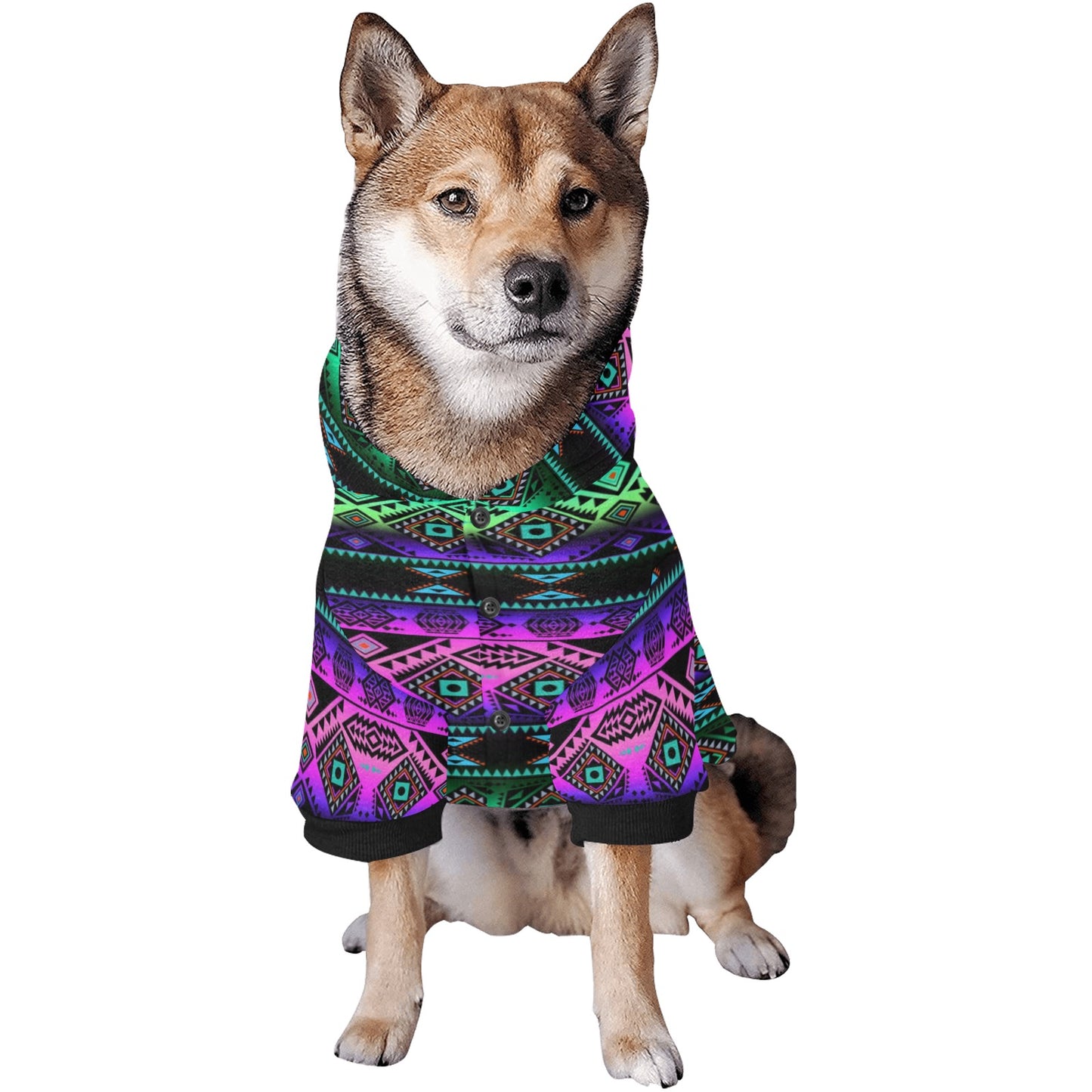 California Coast Sunrise Pet Dog Hoodie