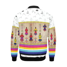 Load image into Gallery viewer, Ledger Round Dance Clay Bomber Jacket for Men
