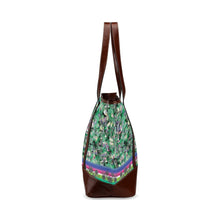 Load image into Gallery viewer, Culture in Nature Green Tote Handbag
