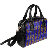 Load image into Gallery viewer, Diamond in the Bluff Blue Shoulder Handbag
