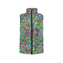 Load image into Gallery viewer, Indigenous Paisley Dark Sea Men&#39;s Padded Vest Jacket
