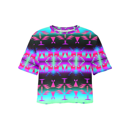 Between the Rocky Mountains Crop Top