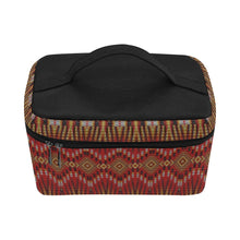 Load image into Gallery viewer, Fire Feather Red Cosmetic Bag/Large
