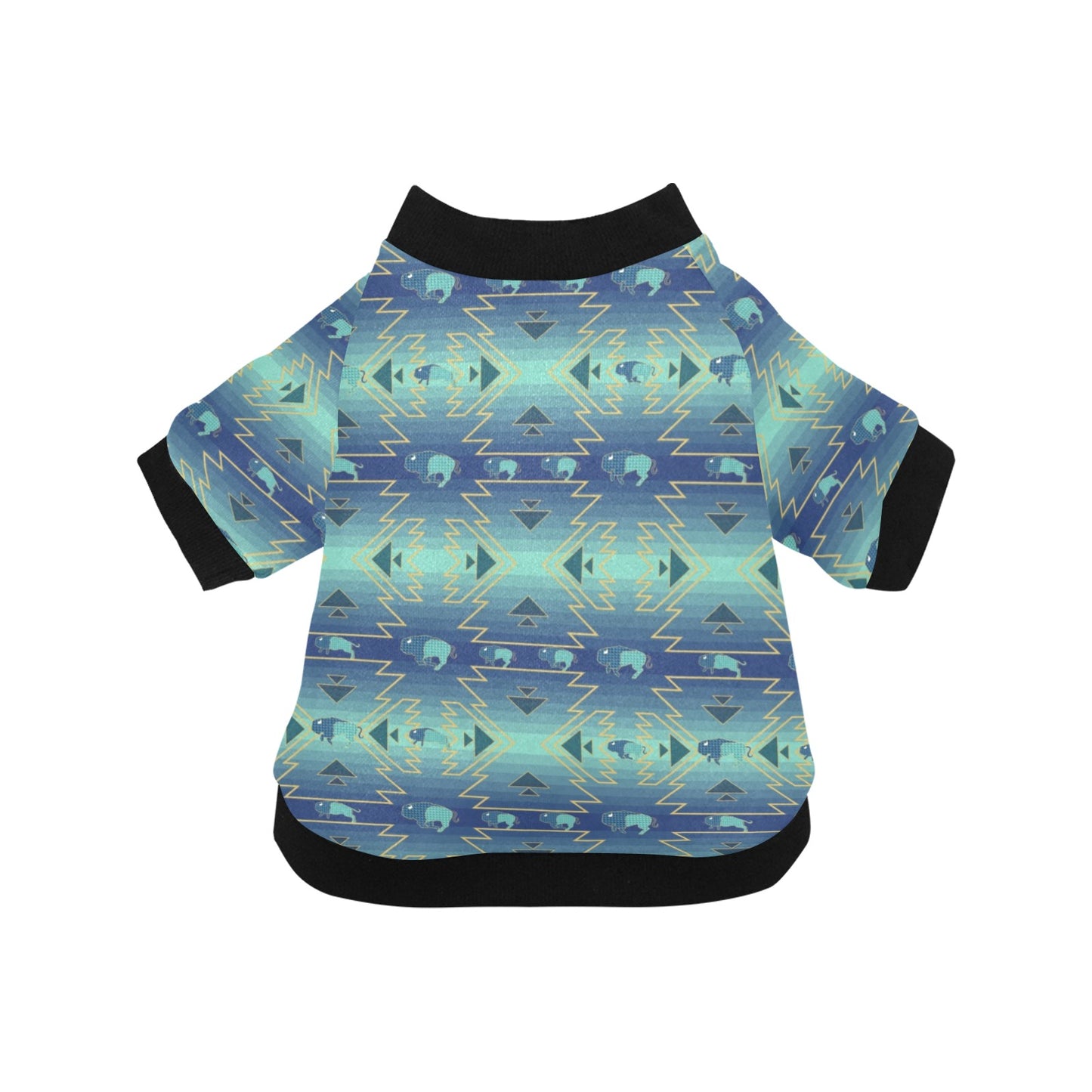 Buffalo Run Pet Dog Round Neck Shirt