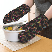 Load image into Gallery viewer, Neon Floral Animals Oven Mitt &amp; Pot Holder
