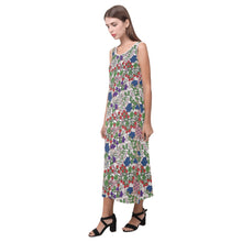 Load image into Gallery viewer, Takwakin Harvest Br Bark Phaedra Sleeveless Open Fork Long Dress
