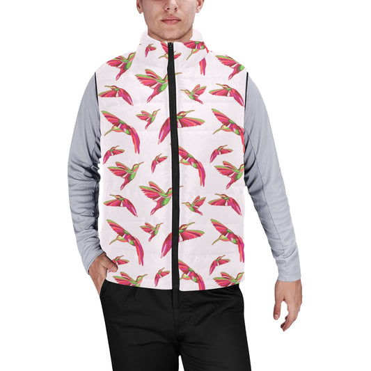 Red Swift Colourful Men's Padded Vest Jacket