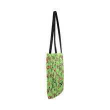 Load image into Gallery viewer, LightGreen Yellow Star Reusable Shopping Bag
