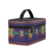 Load image into Gallery viewer, Dreams of Ancestors Indigo Cosmetic Bag
