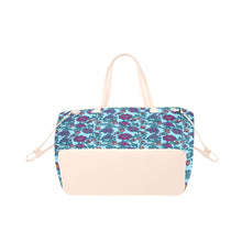 Load image into Gallery viewer, Beaded Nouveau Marine Clover Canvas Tote Bag
