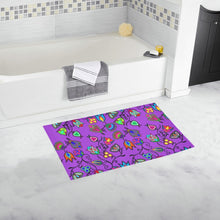 Load image into Gallery viewer, Indigenous Paisley Dark Orchid Bath Rug 16&#39;&#39;x 28&#39;&#39;
