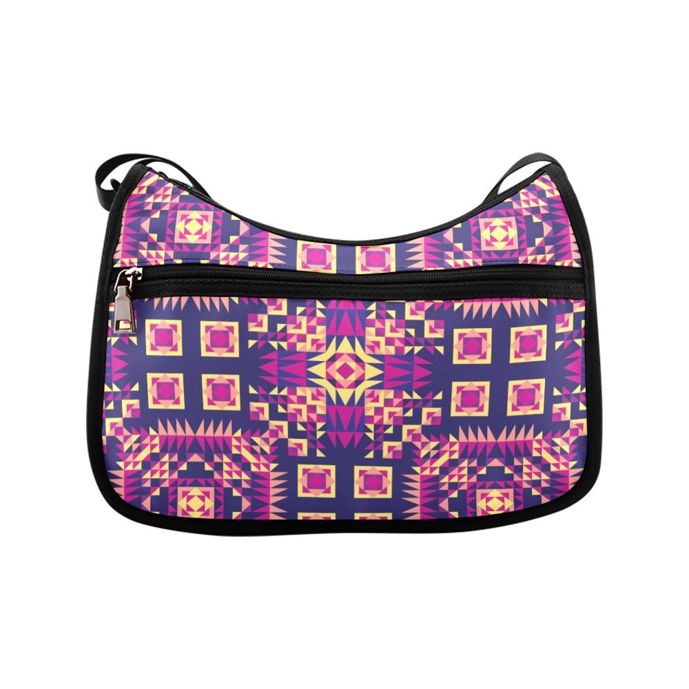 Kaleidoscope Bleu Crossbody Bags