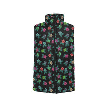 Load image into Gallery viewer, Berry Flowers Black Men&#39;s Padded Vest Jacket
