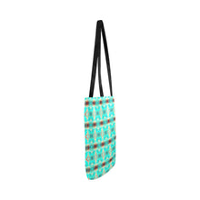 Load image into Gallery viewer, Gathering Earth Turquoise Reusable Shopping Bag
