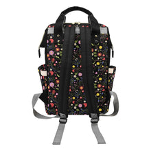 Load image into Gallery viewer, Nipin Blossom Midnight Multi-Function Diaper Backpack/Diaper Bag
