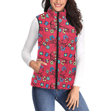 Load image into Gallery viewer, Blue Trio Cardinal Women&#39;s Padded Vest Jacket
