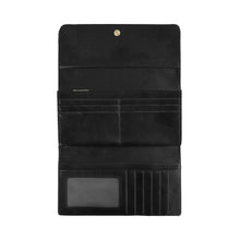 Load image into Gallery viewer, Between the Sunset Mountains Women&#39;s Trifold Wallet

