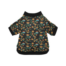 Load image into Gallery viewer, Dragon Lily Noir Pet Dog Round Neck Shirt
