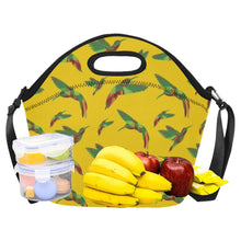 Load image into Gallery viewer, Red Swift Yellow Neoprene Lunch Bag/Large
