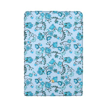 Load image into Gallery viewer, Blue Floral Amour Women&#39;s Trifold Wallet
