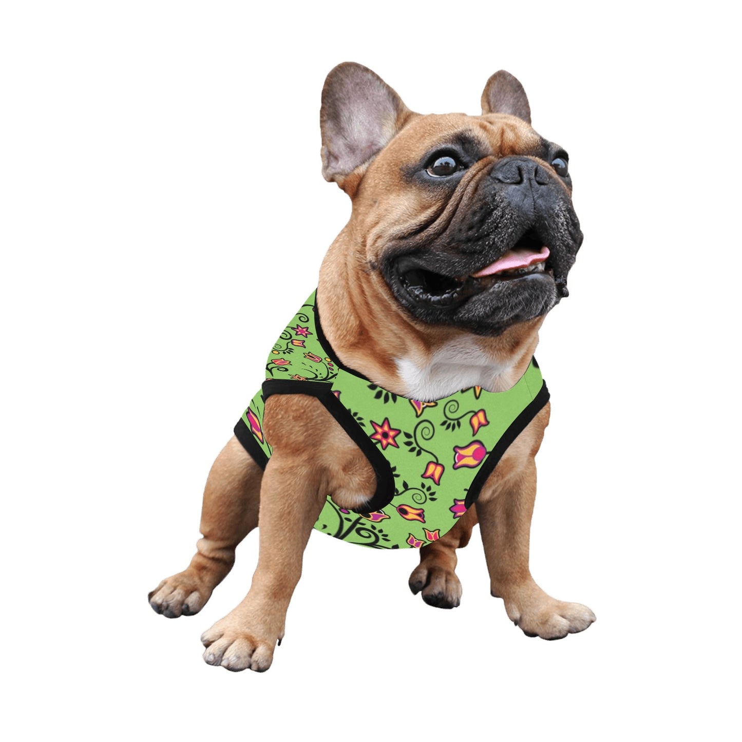 LightGreen Yellow Star Pet Tank Top