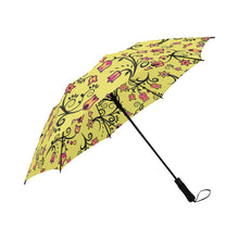 Load image into Gallery viewer, Key Lime Star Semi-Automatic Foldable Umbrella
