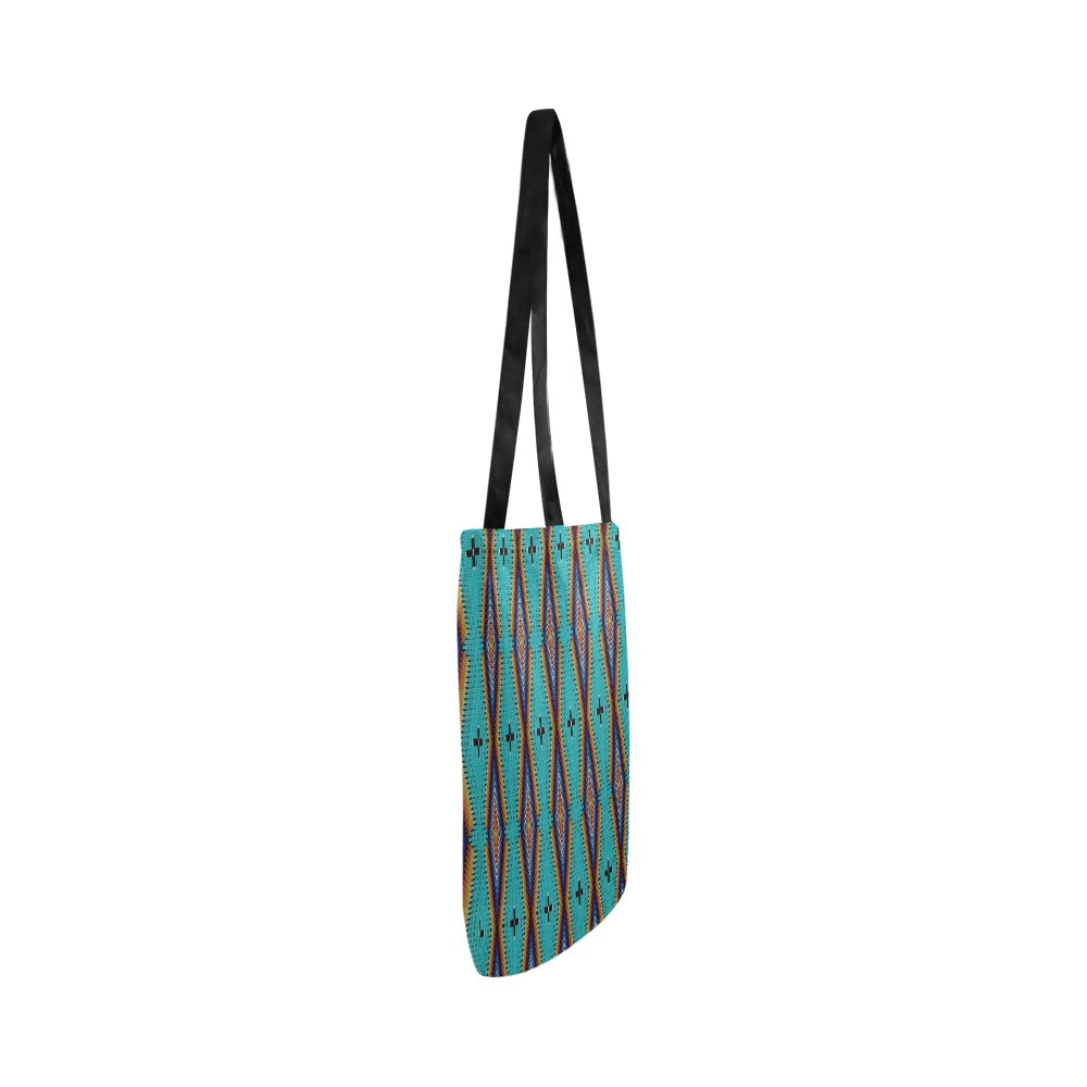 Diamond in the Bluff Turquoise Reusable Shopping Bag