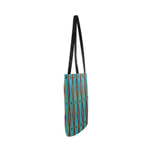 Load image into Gallery viewer, Diamond in the Bluff Turquoise Reusable Shopping Bag
