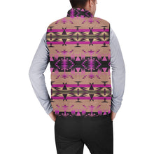 Load image into Gallery viewer, Between the Mountains Berry Men&#39;s Padded Vest Jacket
