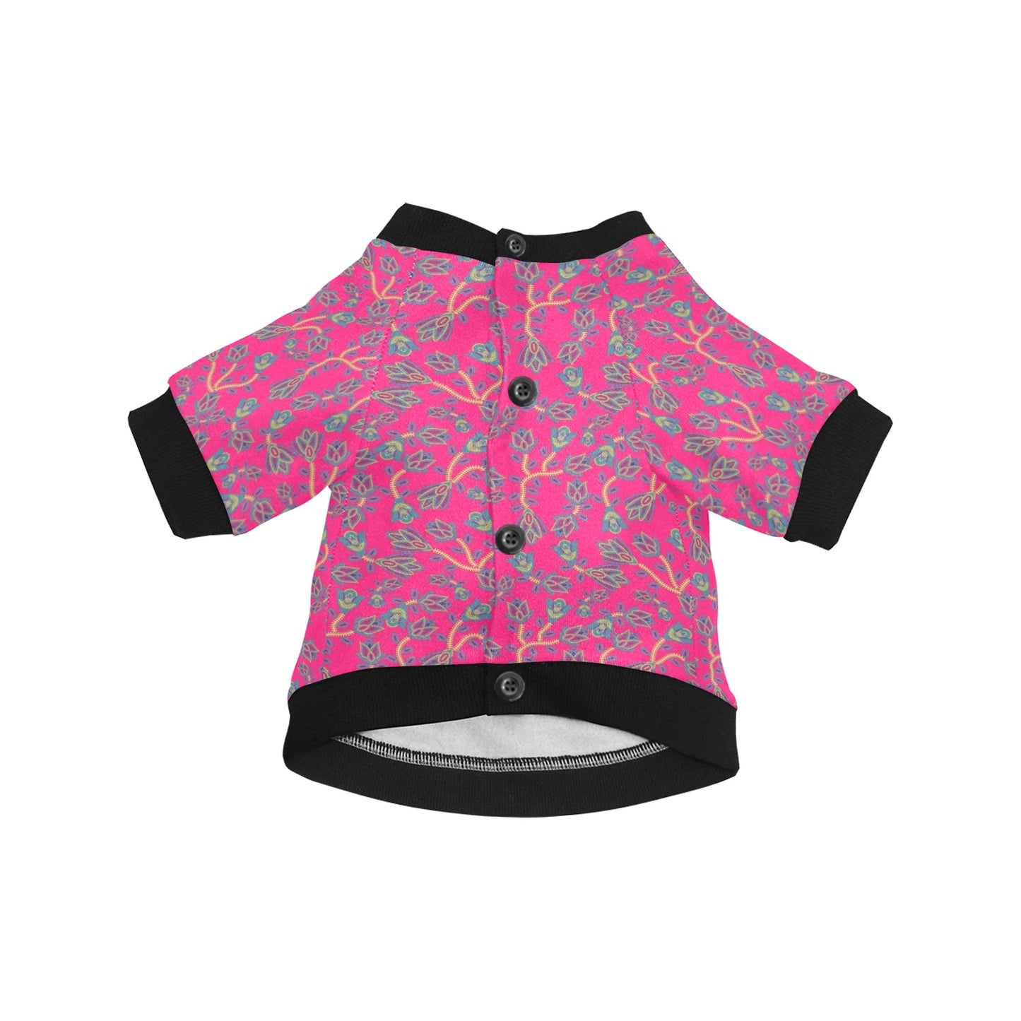 Beaded Lemonade Pet Dog Round Neck Shirt