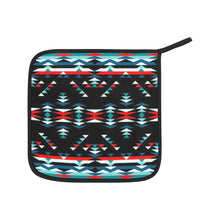 Load image into Gallery viewer, Visions of Peaceful Nights Oven Mitt &amp; Pot Holder
