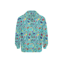 Load image into Gallery viewer, Fresh Fleur Sky Men&#39;s Long Sleeve Fleece Hoodie
