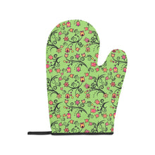 Load image into Gallery viewer, LightGreen Yellow Star Oven Mitt &amp; Pot Holder
