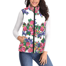 Load image into Gallery viewer, Kokum&#39;s Revenge White Women&#39;s Padded Vest Jacket
