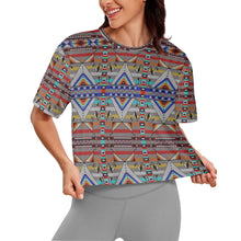 Load image into Gallery viewer, Medicine Blessing Grey Crop Top
