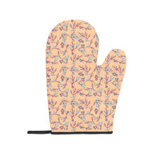 Load image into Gallery viewer, Swift Floral Peache Oven Mitt &amp; Pot Holder
