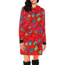 Load image into Gallery viewer, Indigenous Paisley Dahlia Hoodie Dress
