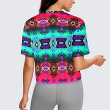 Load image into Gallery viewer, Sovereign Nation Sunset Crop Top
