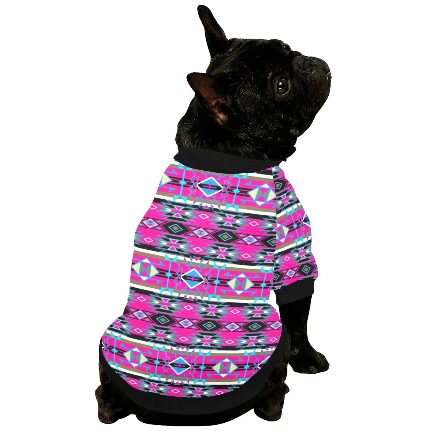 Force of Nature Sunset Storm Pet Dog Round Neck Shirt