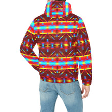 Load image into Gallery viewer, Visions of Lasting Peace Men&#39;s Padded Hooded Jacket
