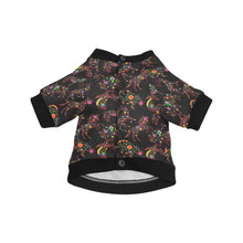 Load image into Gallery viewer, Neon Floral Animals Pet Dog Round Neck Shirt
